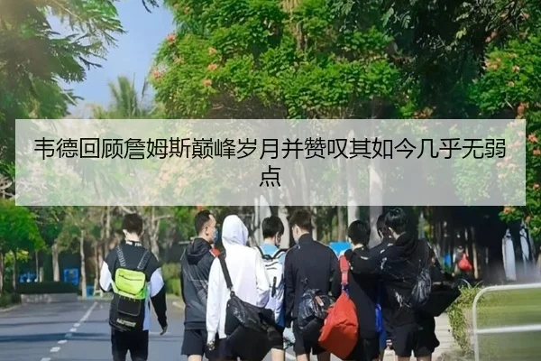 韦德回顾詹姆斯巅峰岁月并赞叹其如今几乎无弱点 - kaiyun